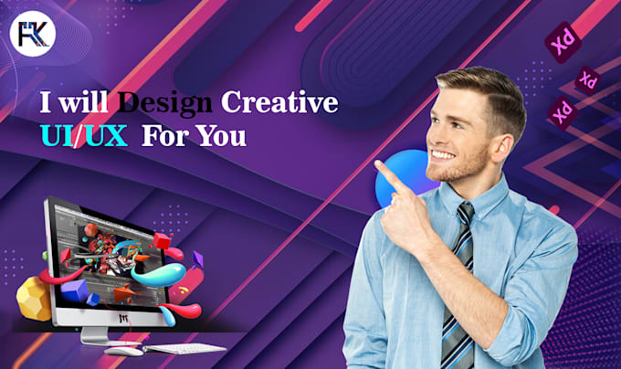 Design creative and professional ux and ui for you by Hk_graph1cs | Fiverr