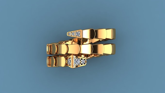do jewelry cad design for 3d printing and rendering