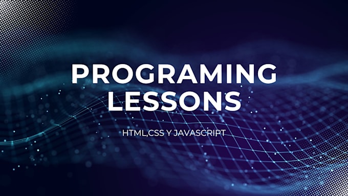 Programing lessons for html,css,javascript by Aquastation | Fiverr