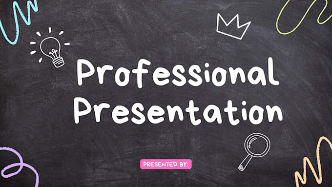design an eye catching research and business  presentation