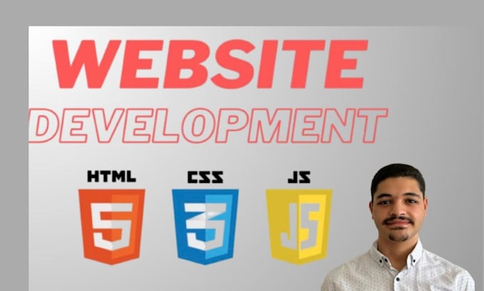 Create a responsive website using html, css,javascript and react by ...