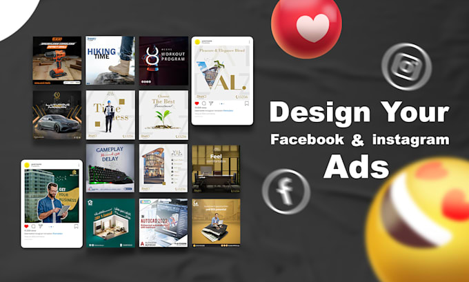 design a creative social media ads