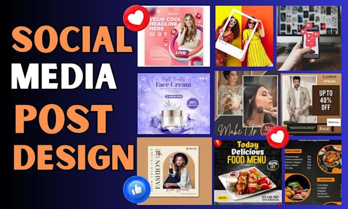 be professional social media post design for your brand