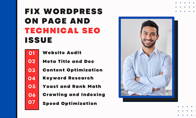 fix wordpress on page and technical SEO issue