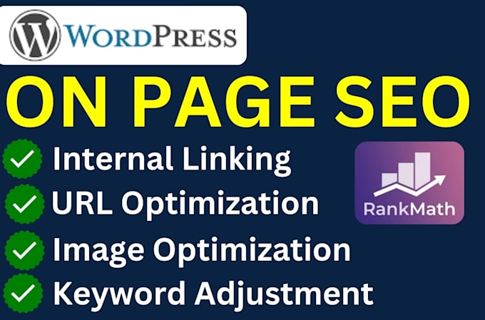 Do rankmath on page or on site seo wordpress website optimization by ...