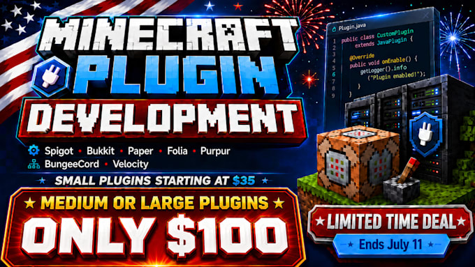 make minecraft plugins for your server