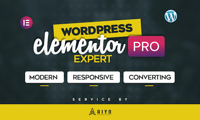 design and develop wordpress elementor pro website