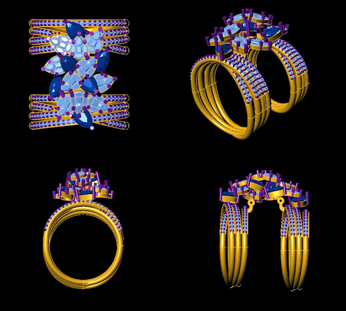 do 3d design jewellery at minimum cost