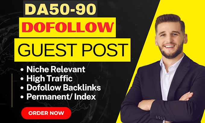 do guest post on high da website with dofollow backlinks