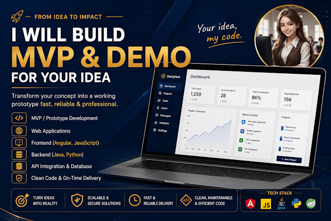 build an mvp, prototype, or demo for your startup idea
