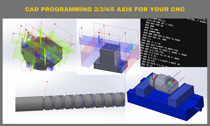 Provide expert 2,3,4,5 axis cam programming for your cnc in solidcam by ...