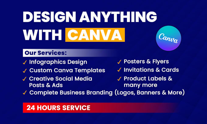 provide canva design solutions for print and digital