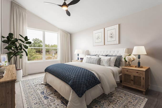 make a realistic virtual staging for you with a special vibe