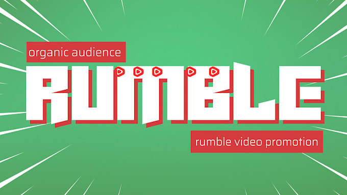 do organic USA rumble video promotion