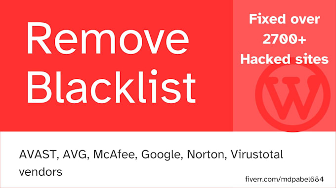 remove avast, avg, google, virustotal, mcafee, blacklists