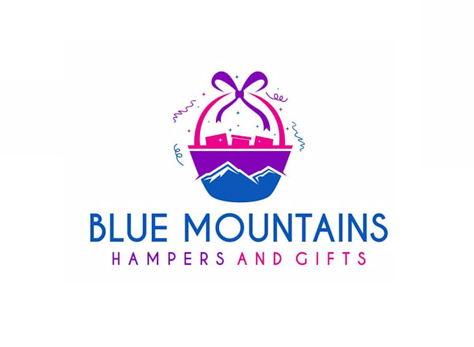 design excellent blue mountains logo