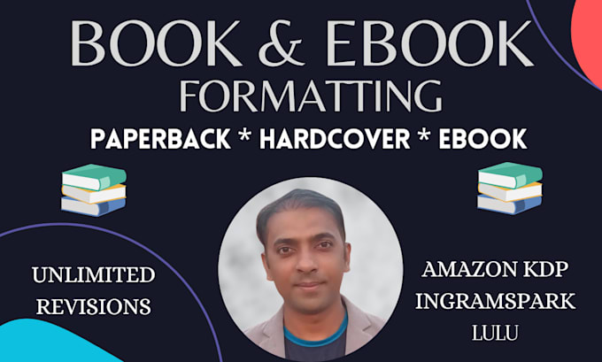 do amazon KDP book formatting paperback book layout design