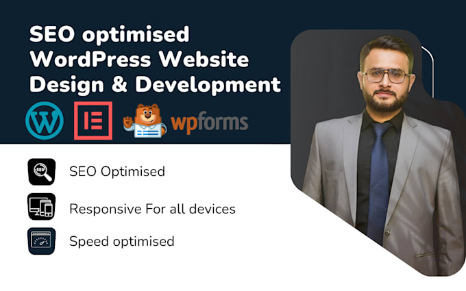 Develop and design fully responsive and seo friendly wordpress website ...