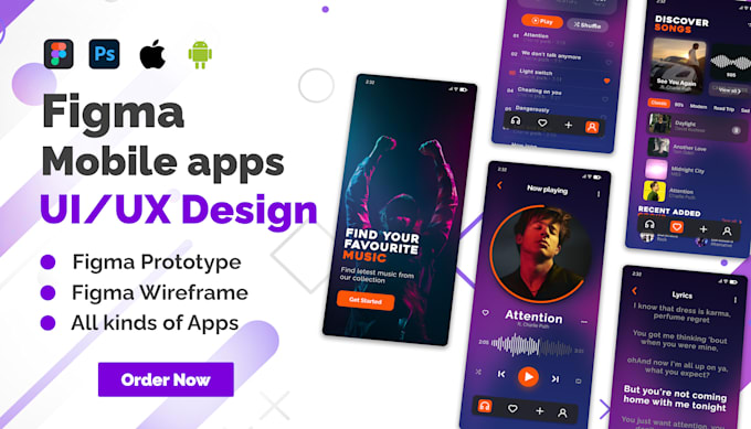 Design stunning ui ux for mobile app or web app with figma by Shifat ...