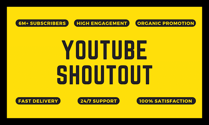 do youtube shoutout to my 6m subscribers