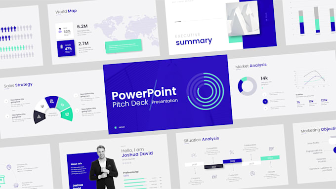 design powerpoint presentation and pitch deck
