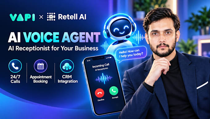 build ai voice agent ai receptionist with vapi and retell ai