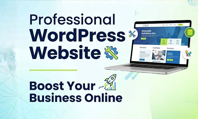 create a professional wordpress website for your business