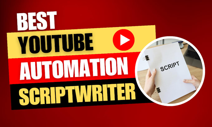 Be your faceless video scriptwriter for youtube automation channel by ...