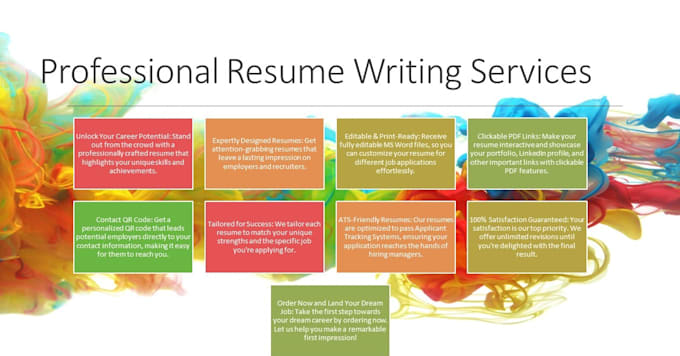 create, design professional resume, CV writing service
