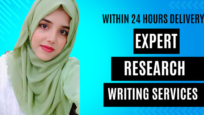 provide expert research writing services