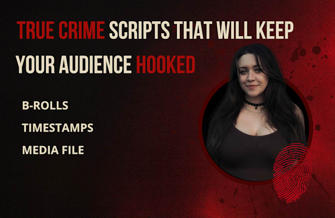 write your true crime script for youtube