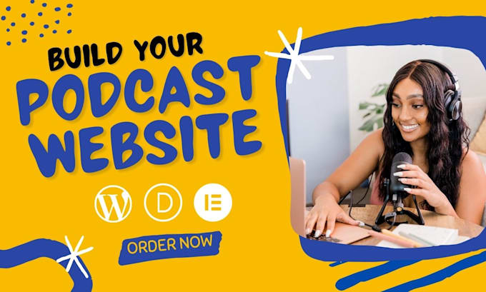 design stunning wordpress podcasts website