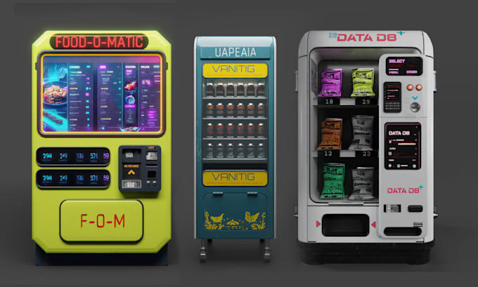 create 3d models, assets game ready