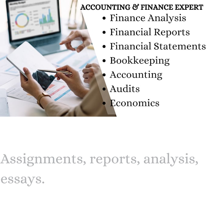 do your accounting and finance writings and reports