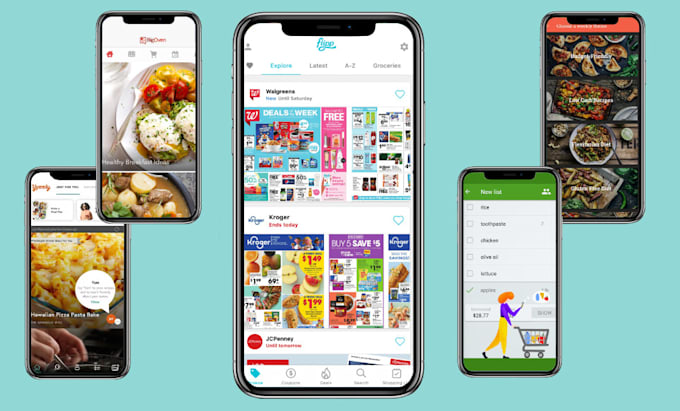 develop grocery app, grocery delivery app, restaurant app, food delivery app