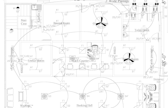 draw electrical wiring drawing, conduit layout, single line diagram on autocad