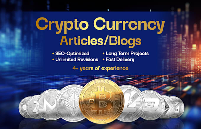 write expert cryptocurrency articles and blogs