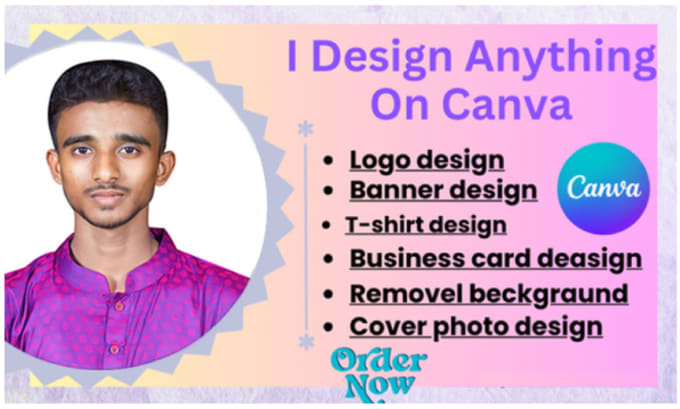 Design anything in canva, canvas logo, flyers, banners, business cards ...