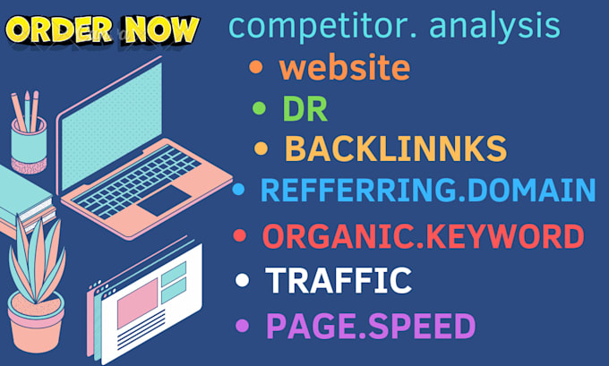 market research and competitor analysis such as website