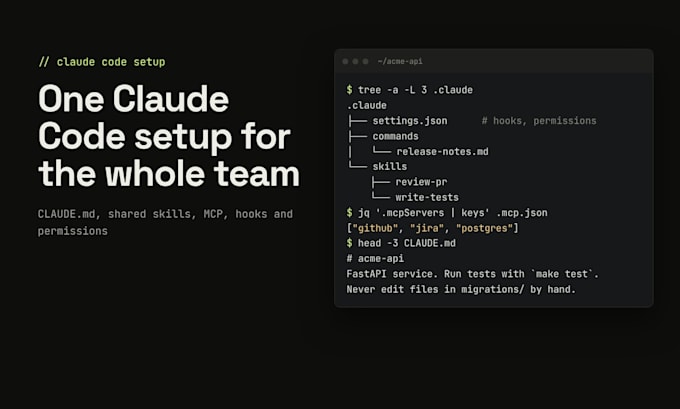 set up claude code for your dev team with skills, mcp and hooks