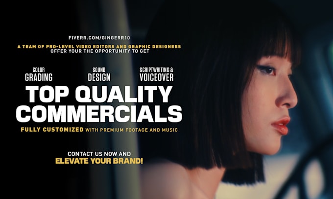 produce an authentic brand commercial video