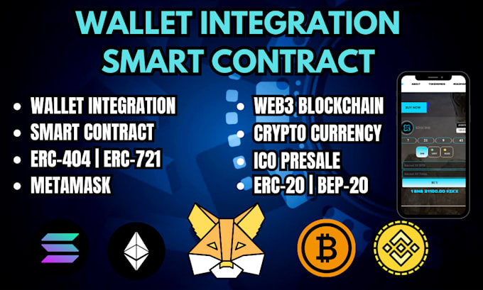 do wallet integration with solidity smart contract,web3 metamask in dapp