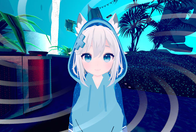 create a custom vrchat and vtuber avatar for PC and quest