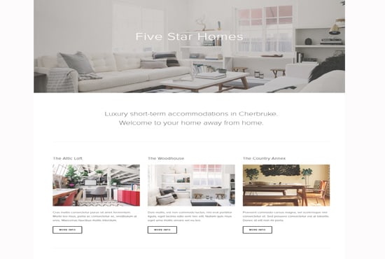 develop brand new, professional squarespace website