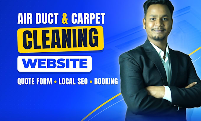 design air duct cleaning website, carpet and pressure washing website