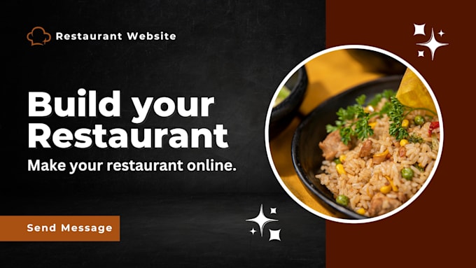 create restaurant website booking and food delivery service