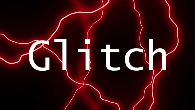 animate custom glitch visuals vj loop