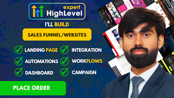 design ghl funnel, landing page, website, store, ghl expert
