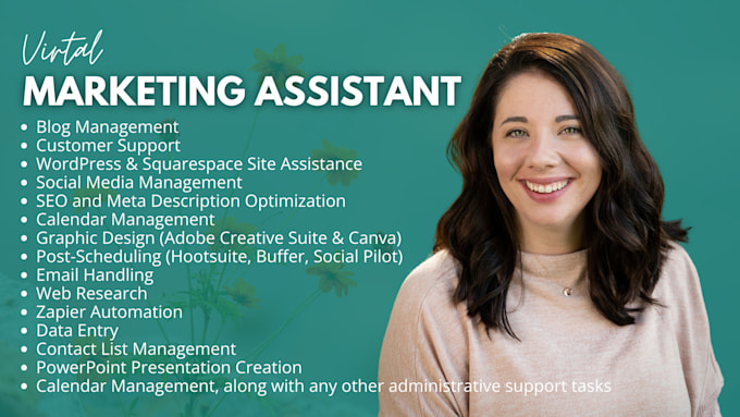 be your expert virtual assistant and digital marketer
