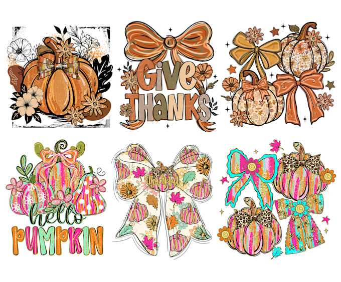 create trendy fall, autumn, thanksgiving tshirt design